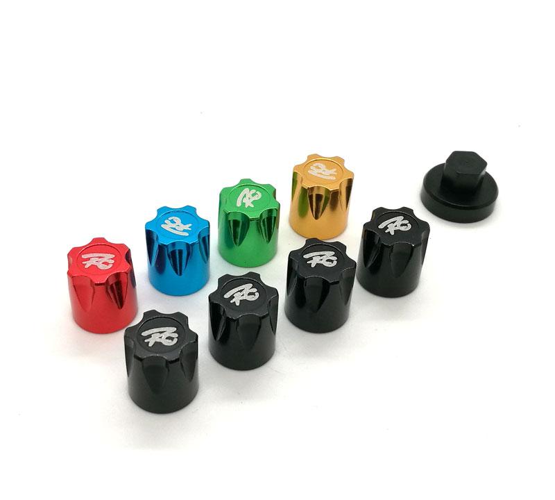 1/10 RC Car Antidust Nut M4 4pcs/set (BLUE)
